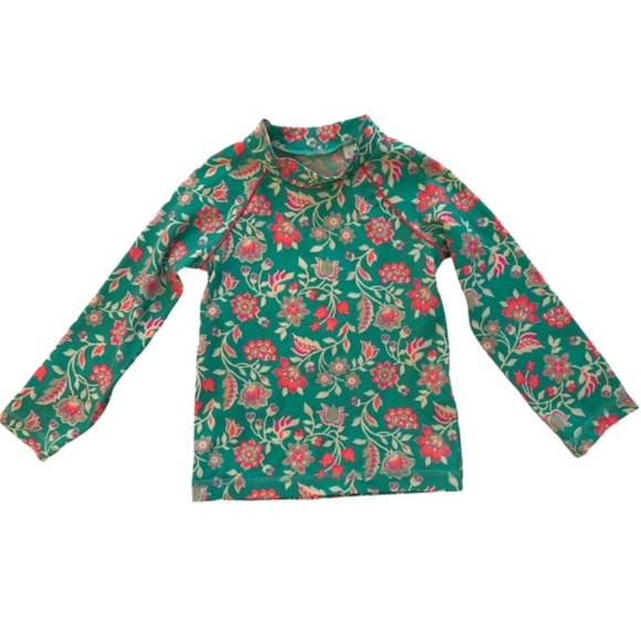 Boden Lot of 2 Rash guards Girls Size 4-5Y UPF40+ Beach Pool Swim Lessons PE - Picture 4 of 15